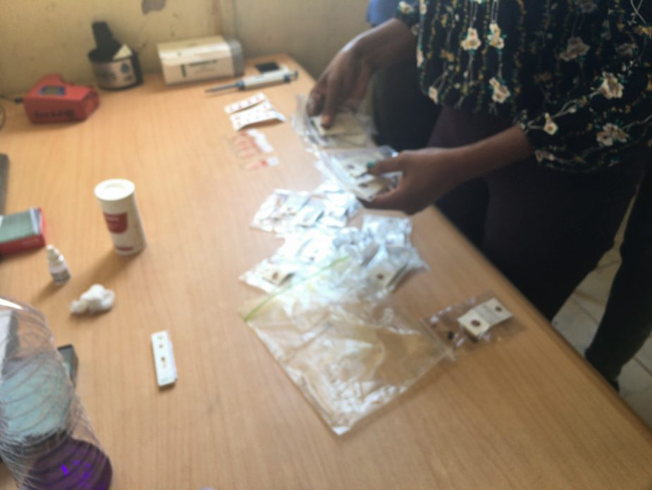 Packing blood samples